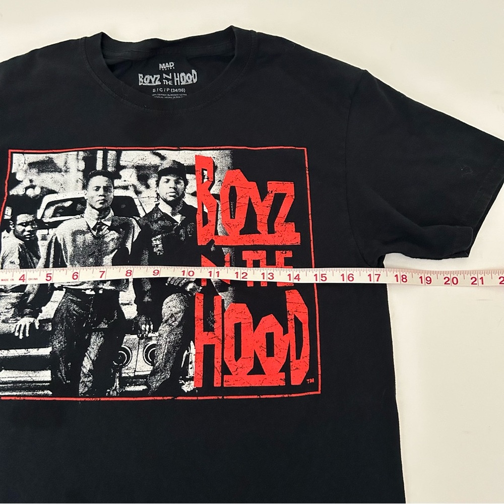 Boyz N The Hood Black Cotton Short Sleeve Crew Neck Graphic Tee Shirt size Small - Picture 4 of 5